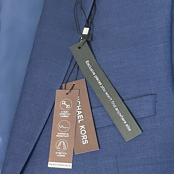 NWT Michael Kors Performance Stretch Suit Coat - Picture 3 of 9